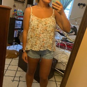 American Eagle Floral Tank Top